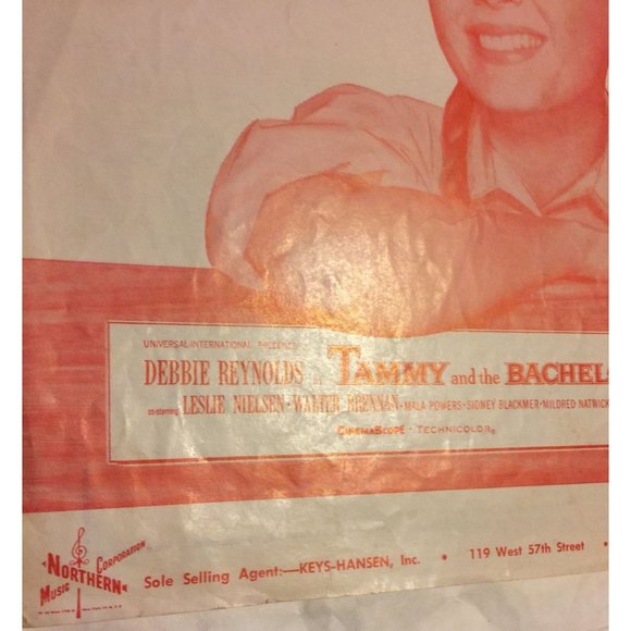 Tammy by Debbie Reynolds from Tammy and the Bachelor Vintage Sheet Music - Picture 3 of 9